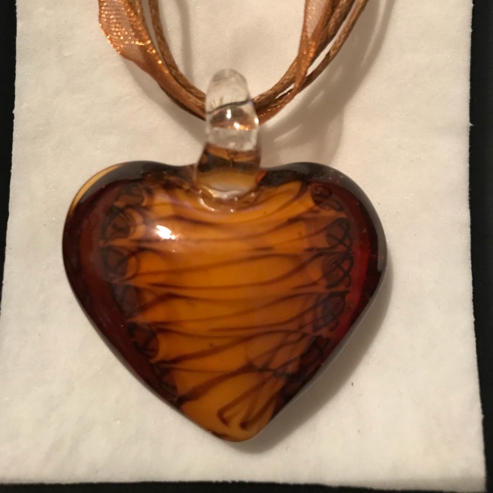 New heart necklace
